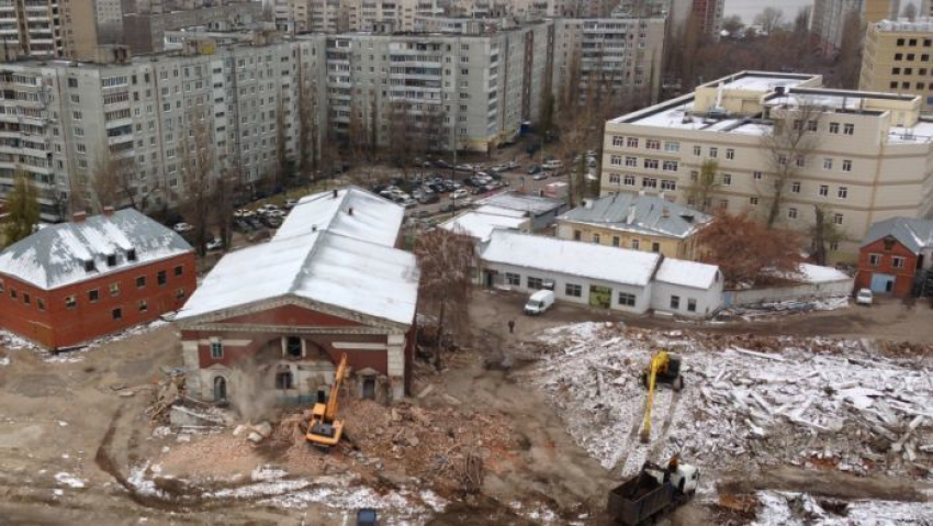 В Воронеже начали разрушать остатки одной из старейших церквей города