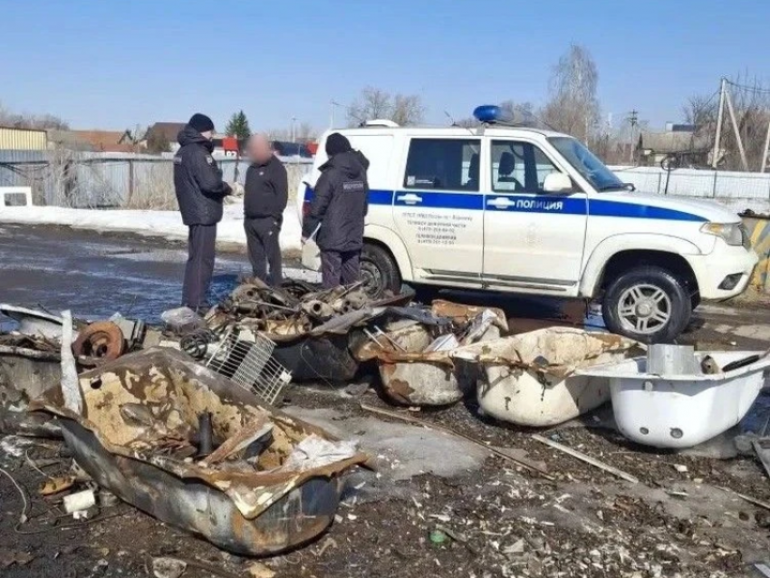 Три тонны черного металла изъяли у 52-летнего воронежца 