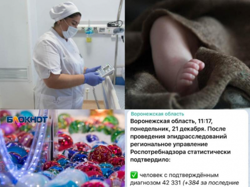 Коронавирус в Воронеже 21 декабря: +384 инфицированных, сотни штрафов и отмена утренников