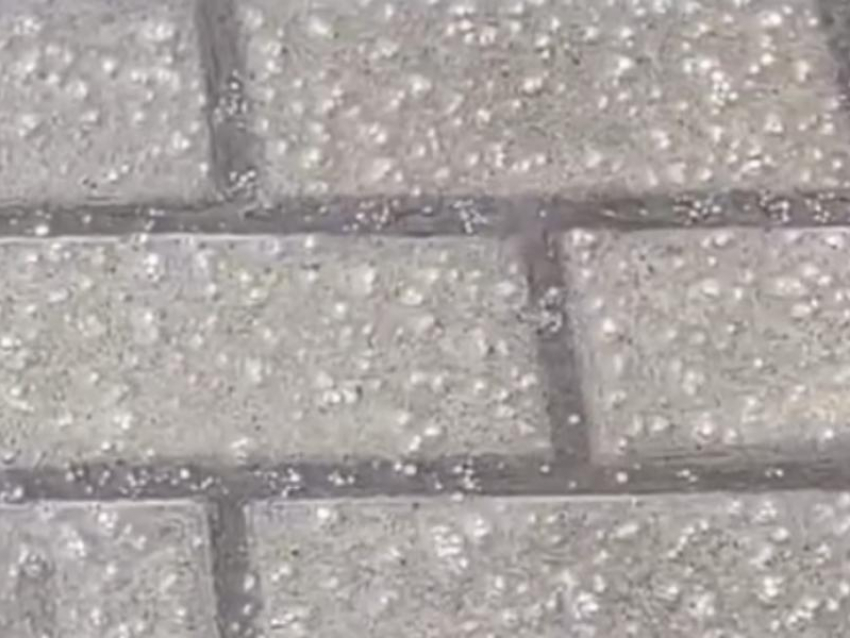 Град обрушился на юге Воронежской области в конце апреля