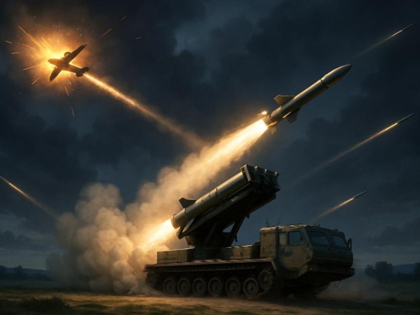 Два беспилотника уничтожили силы ПВО в небе над Воронежской областью
