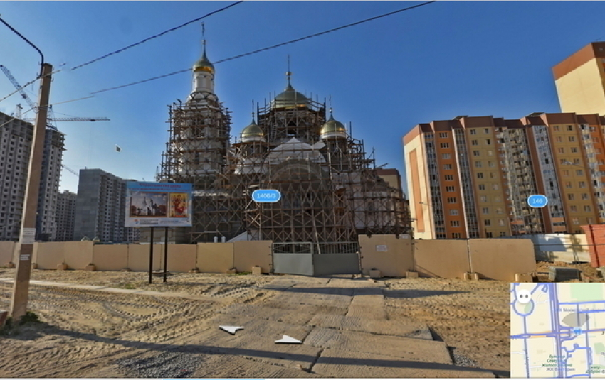 В Северном микрорайоне Воронежа вместо школы строят храм