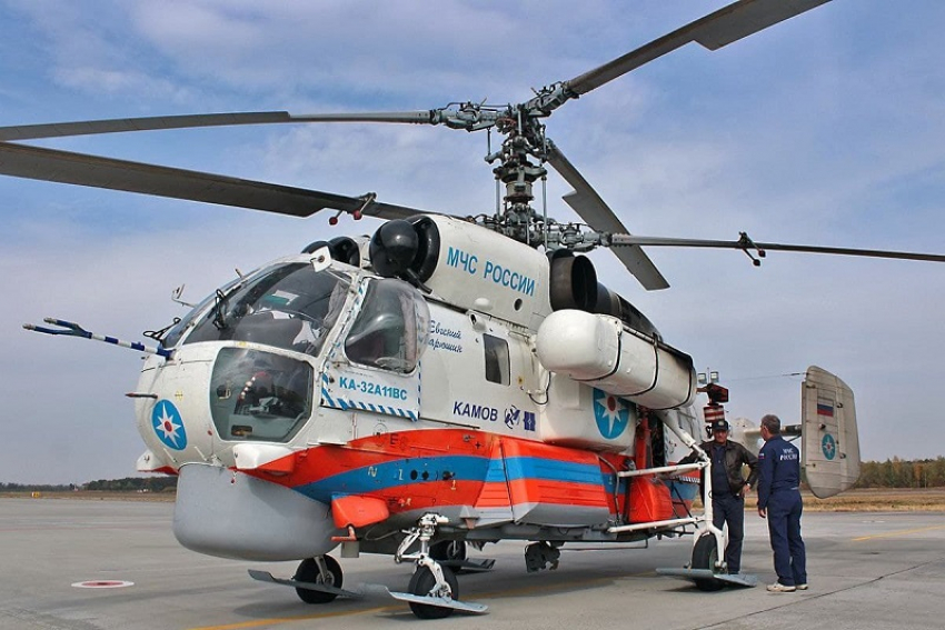 Дождливая погода отправила вертолет МЧС домой из Воронежской области 
