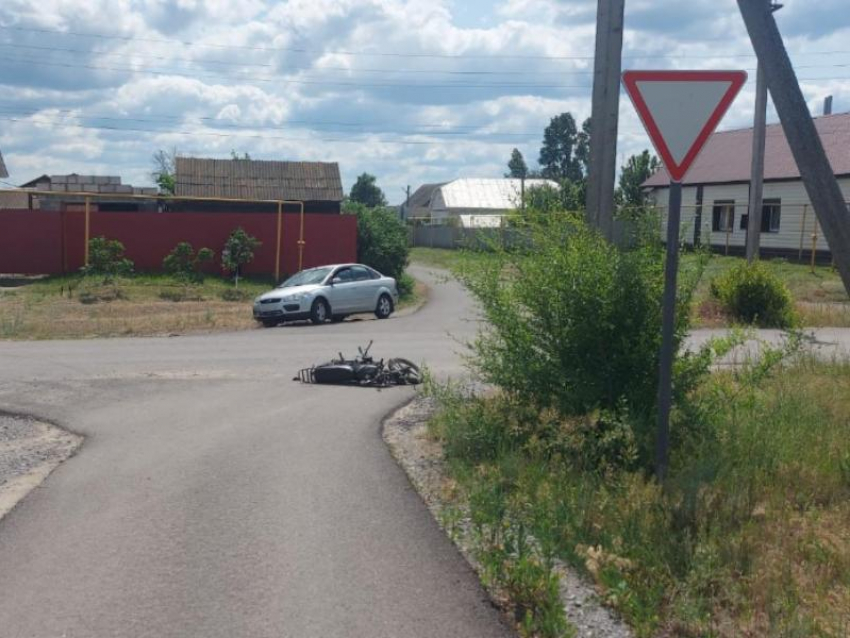 14-летний водитель пострадал в ДТП с иномаркой в Воронежской области