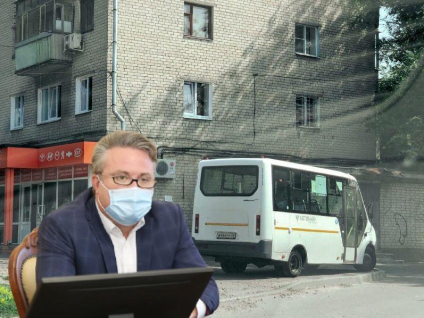 Мэр Кстенин запретил парковать маршрутки и автобусы во дворах Воронежа