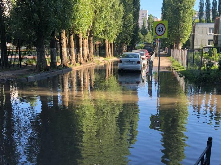 Забытая ливневка превратила мегаяму в мегалужу за 4 млн рублей в Воронеже