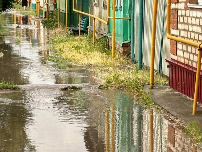 Затопленные огороды: состояние тротуара портит жизнь людям в Воронежской области