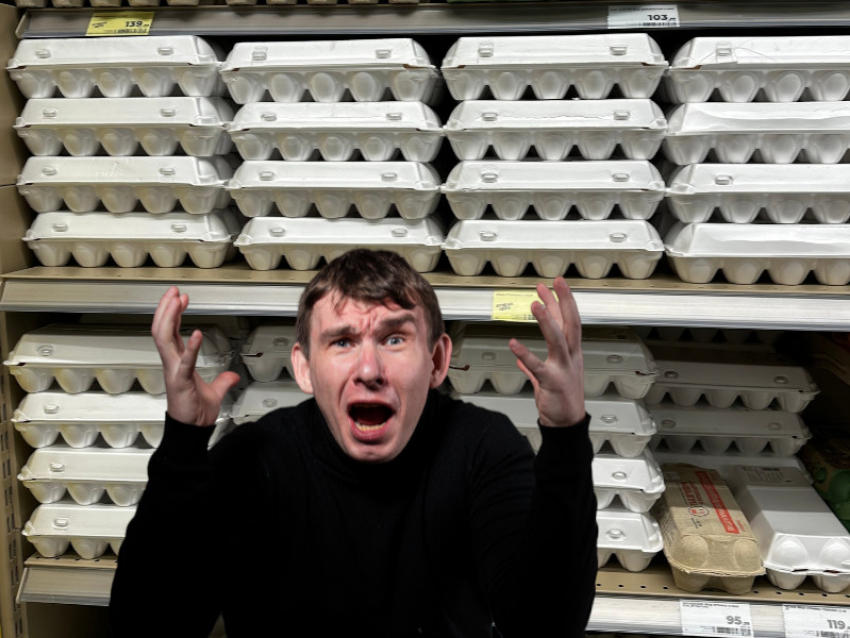 Цены на яйца многократно обогнали инфляцию в Воронежской области 