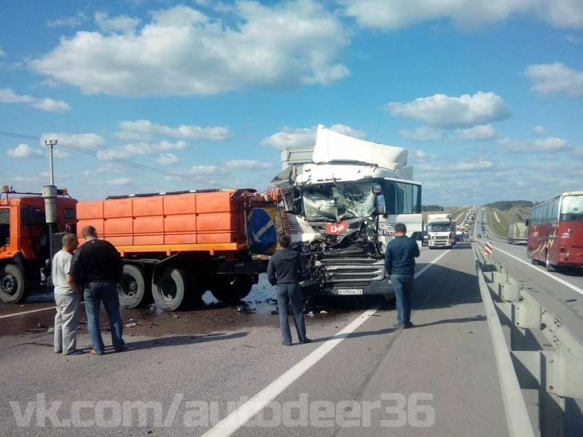  На М4 «Дон» под Воронежем образовалась многокилометровая пробка