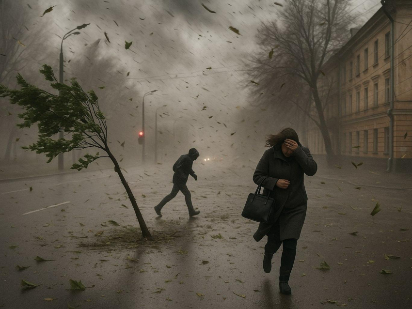 Желтый уровень опасности: Воронежцев предупредили о сильном ветре и тумане