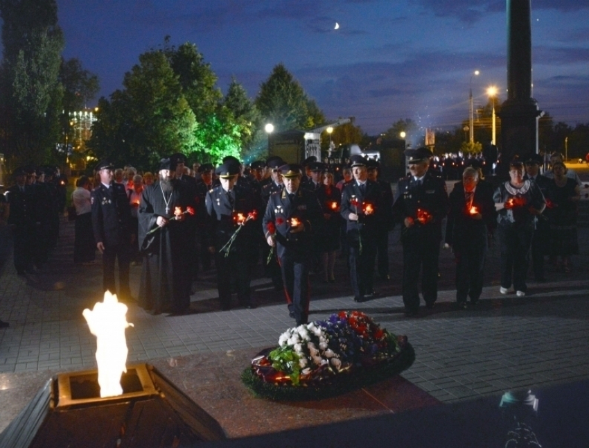 Полицейские провели акцию «Завтра была война» в Воронеже 