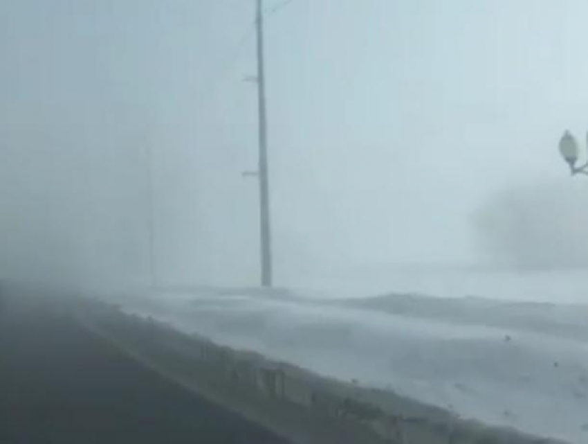 Сумасшедший март в Воронеже сняли на видео