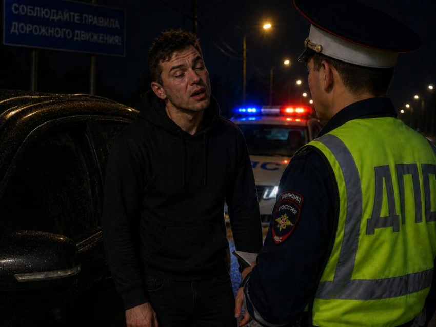 Пьяный автомобилист сорвал с полицейского погон и ударил в лицо в Воронежской области