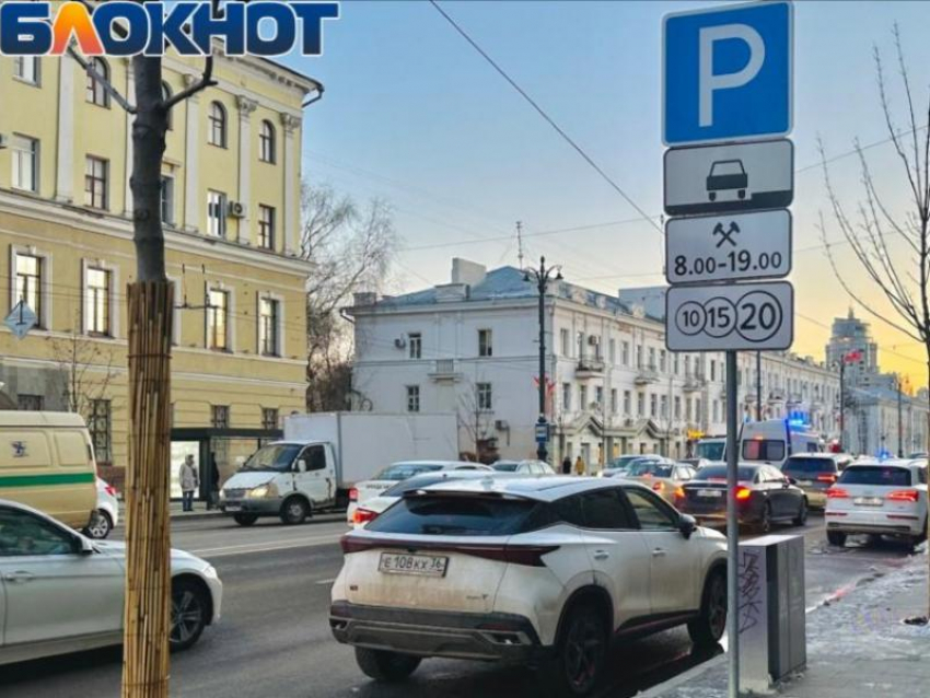 Поднять цену на платные парковки в центре Воронежа предлагают в мэрии