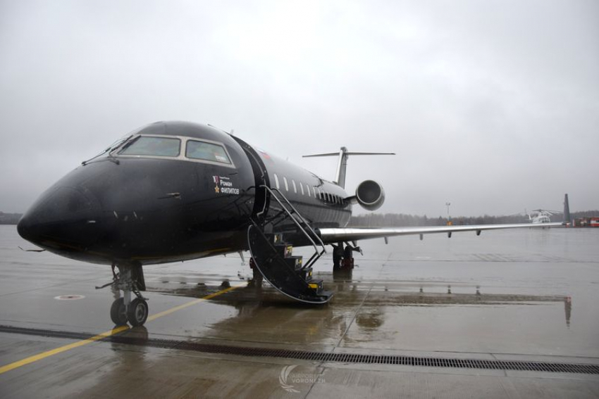 Единственный в России черный самолет получил имя воронежского летчика