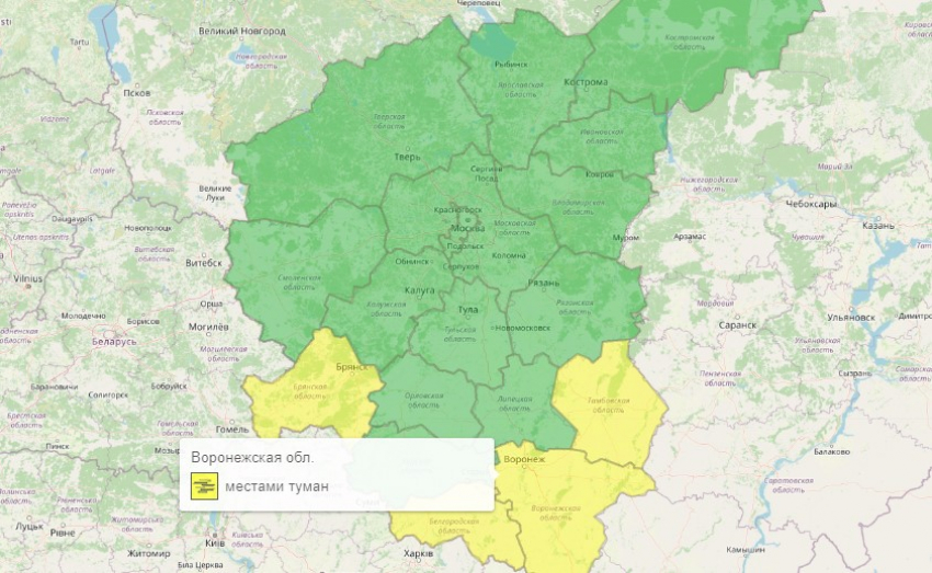 Воронежская область орлово погода карта. Воронежская область желтый уровень. Жёлтый уровень опасности Воронеж. Какой регион Воронежская область.