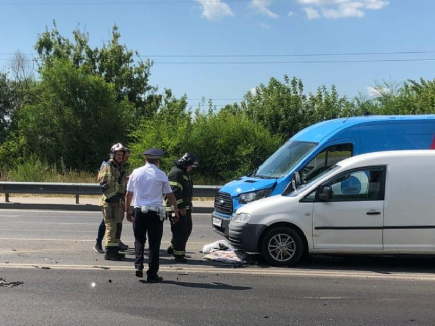 Массовое ДТП на воронежской окружной спровоцировало пробку