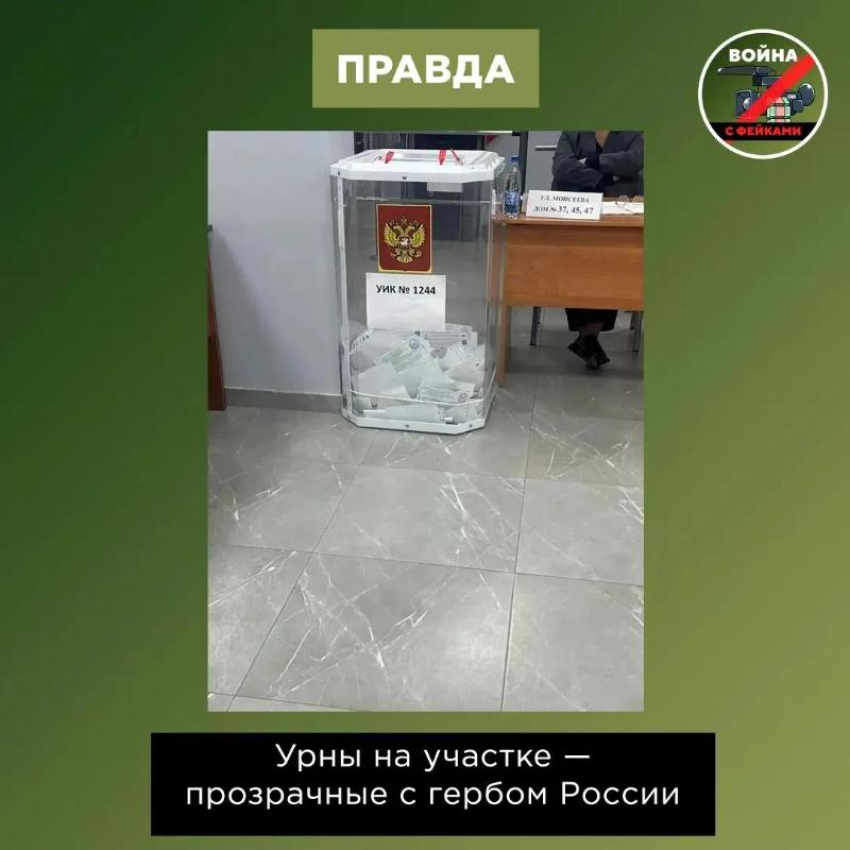 Фейк о вбросах бюллетеней на выборах разоблачили в Воронеже