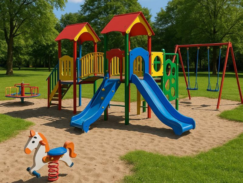 Девочка упала в траншею у детской площадки в Воронежской области 