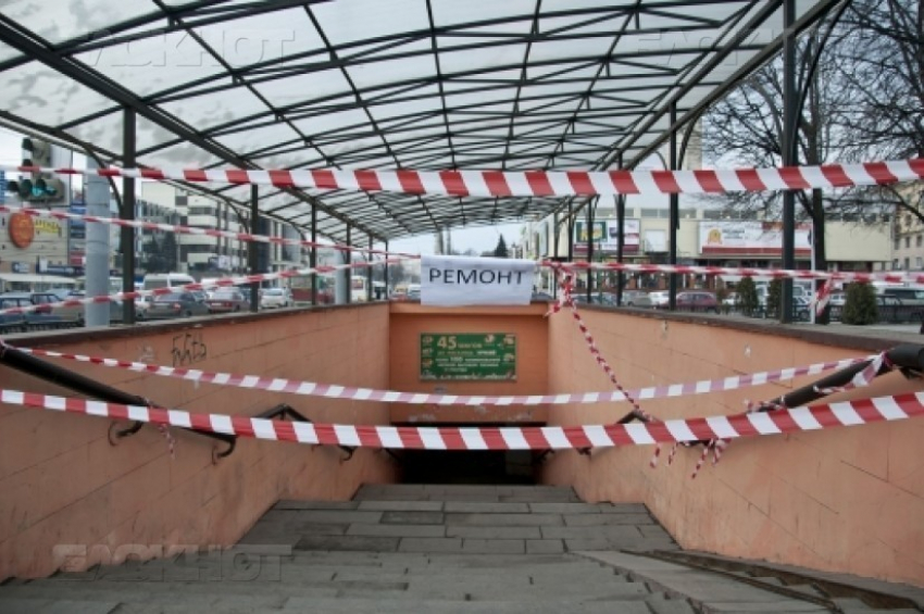 На время реконструкции переход у Воронежского цирка закрываться не будет