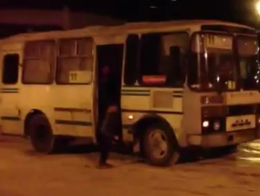 Воронежские СМИ удивило старое видео с дрифтом маршрутки