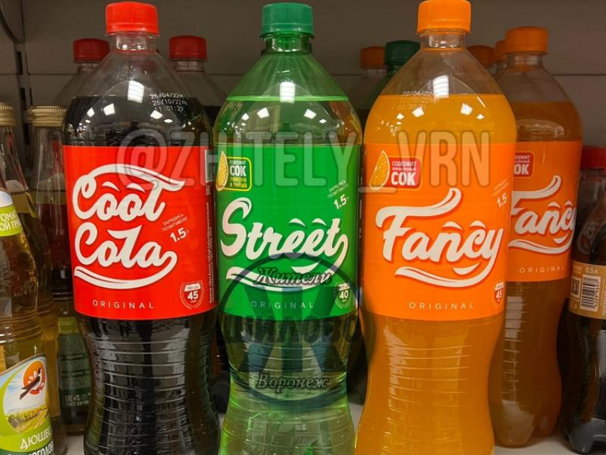Замену популярным зарубежным напиткам заметили в воронежском супермаркете 