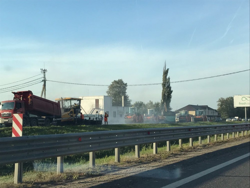 Огромная пробка образовалась на въезде в Воронеж