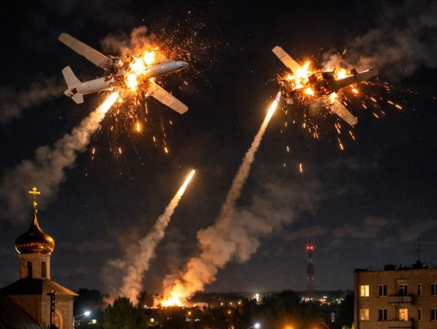 Десяток беспилотников уничтожило ПВО за ночь над Воронежской областью