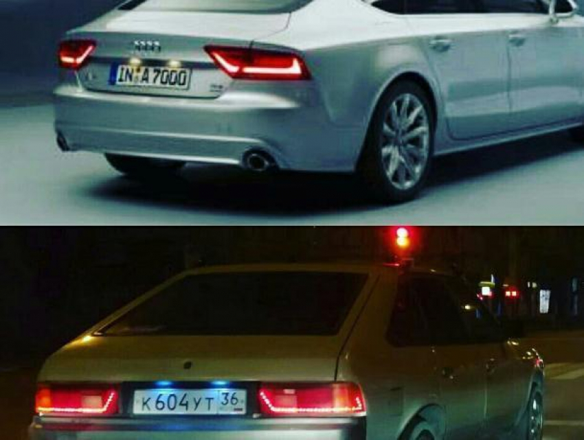 "Москвич» из-за модных фонарей сравнили с Audi в Воронеже