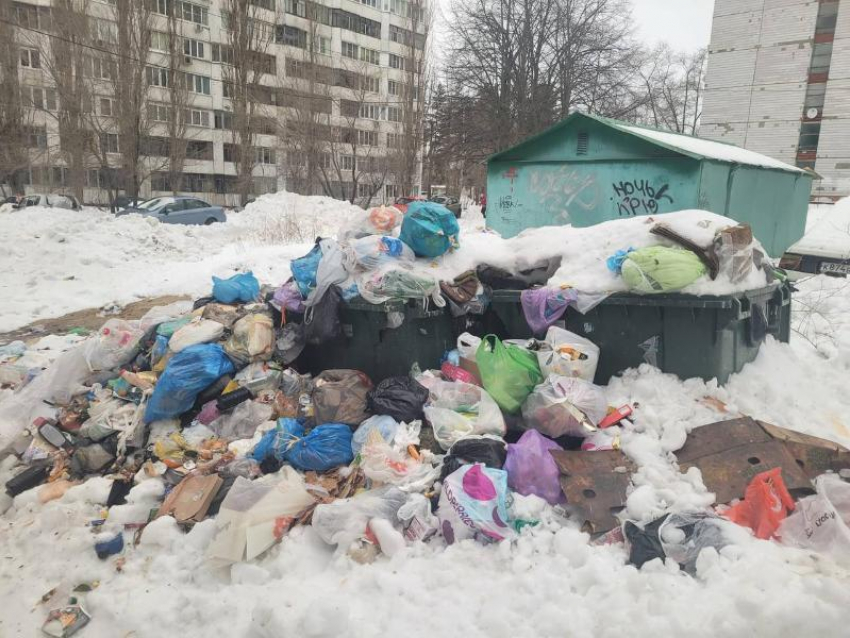 «Ситуация форс-мажорная»: регоператор о вывозе мусора в Воронеже