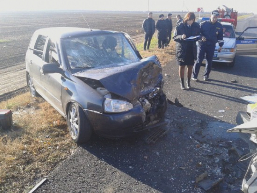 В Воронежской области водитель «девятки» погиб, выехав на «встречку» 