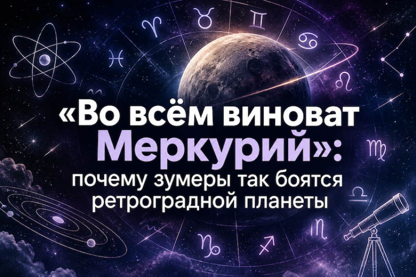 «Во всём виноват Меркурий»: почему зумеры так боятся ретроградной планеты