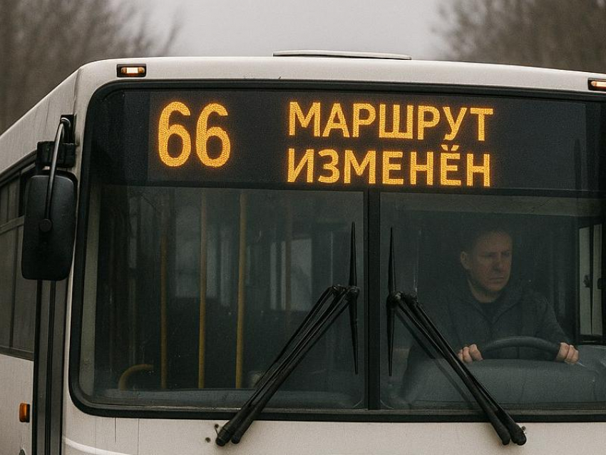 В Воронеже автобусы №66 изменят привычный маршрут