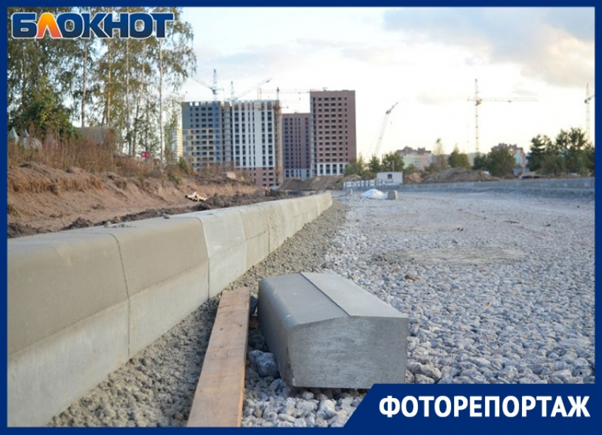 Как выглядит стройка новой дороги за 500 млн рублей на Загоровского в Воронеже
