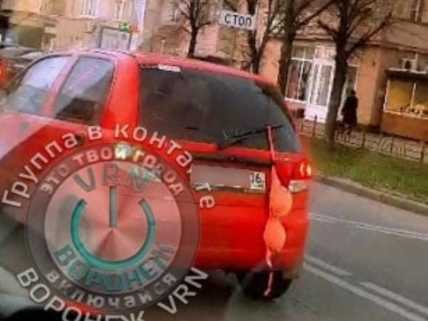 В очень активном поиске: нестандартный «аксессуар» обнаружили на машине в Воронеже