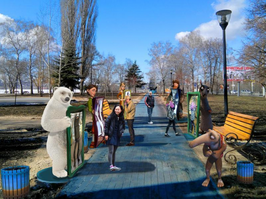 Улицы Воронежа предложили украсить мультяшными персонажами