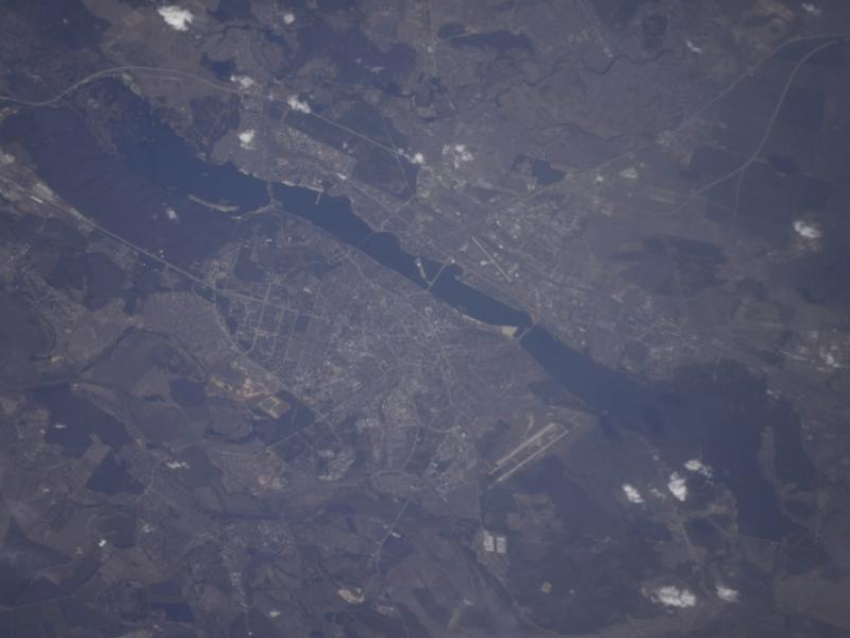 Российский космонавт снял с орбиты на фото город Воронеж