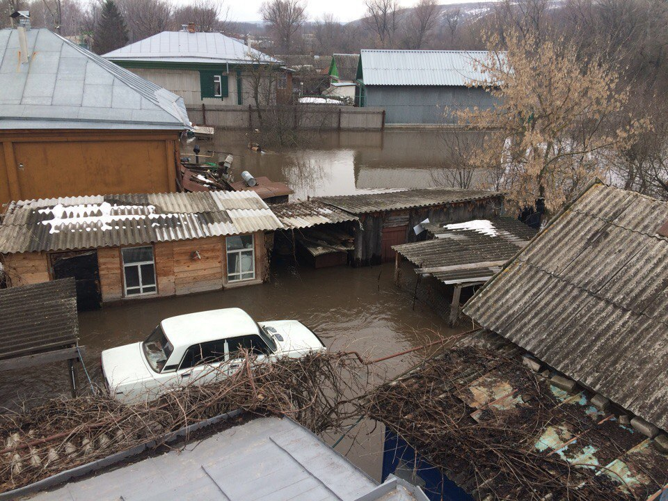 Воронежская область потоп.